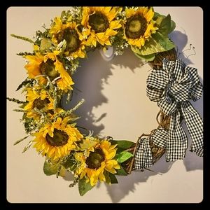 Sunflower Wreath